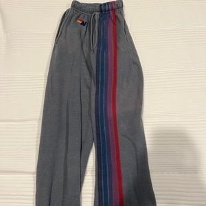 aviator nation 5 stripe sweatpants